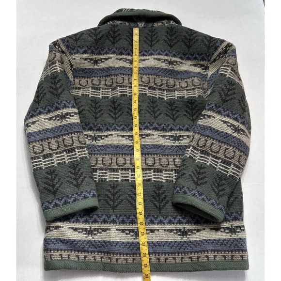 Women's Vintage Woolrich Blanket Jacket Coat Southwest Med Wool Blend Clean USA - Picture 9 of 13